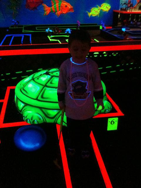 Autumn Fortune's Birthday Party at Perry's Glo Putt 12-04-2011