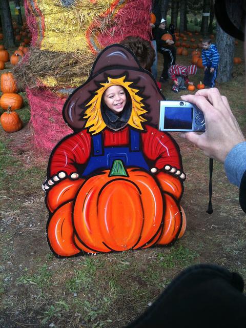 The Little Guy @ Hozak's Pumpkin Patch 10-22-2011