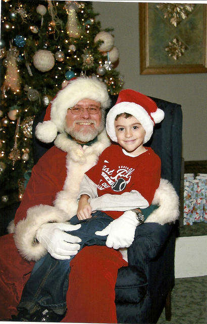 LucianoWithSanta 2016