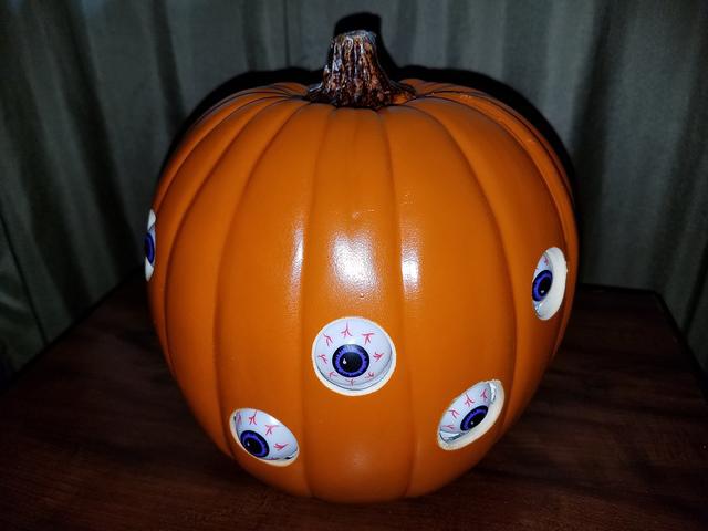 Spooky Eyed Pumpkin