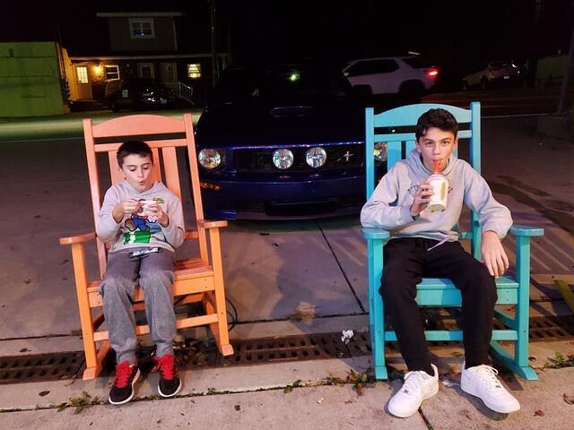 Having some shakes at Prime