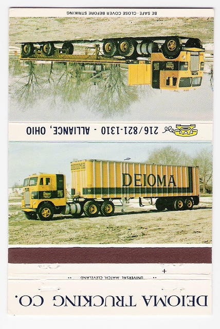 DeiomaTruckingMatchbookCover