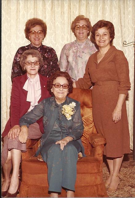The Brighenti Sisters before 1982.
