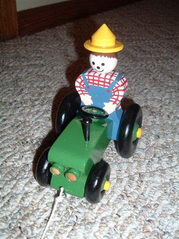Finished Farmer Al's Tractor Pull Toy