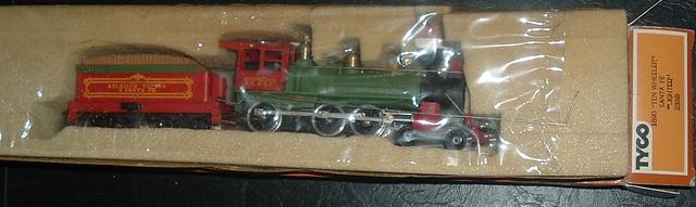 TycoTenWheelerSantaFeLighted233BSteamer 1890