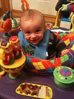 LuciaonExersaucer_11102011.JPG
