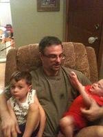 Dad's birthday 03-21-2012 with both boys