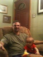 Dad's birthday 03-21-2012 with Mini-mini Me