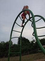 Look dad, I can climb to the top 7-12-2012