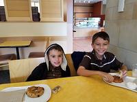 Breakfast at Panera's before going to Clever Park
