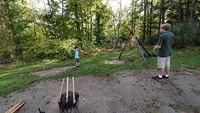 Luci axe throwing at Meadowcroft