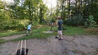 Luci axe throwing at Meadowcroft