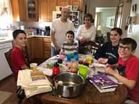 Coloring Eggs with Nana and Papa Easter 2019