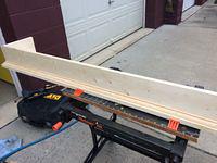 The start of the mantel for the new house.
