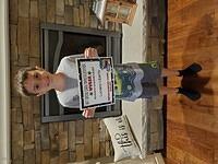 Luciano's State Test Math Award