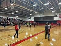 Students versus Teachers Kickball Christmas 2023
