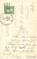 Back of postcard of Weirton from April 13th 1910