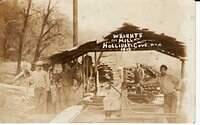 Wright Saw Mill, Holliday's Cove 1913