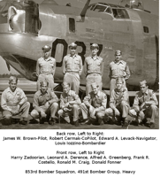 LeonardADerence and Crew 853rdBomberSquadron491stBomberGroupHeavy circa1945