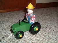 Step 7 - Finished Farmer Al's Tractor Pull Toy