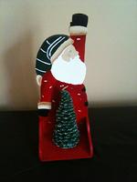 Santa Candle And Match Holder