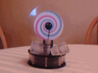 Video of Stirling Coffee Cup Engine (Ice Run 1-13-2008)